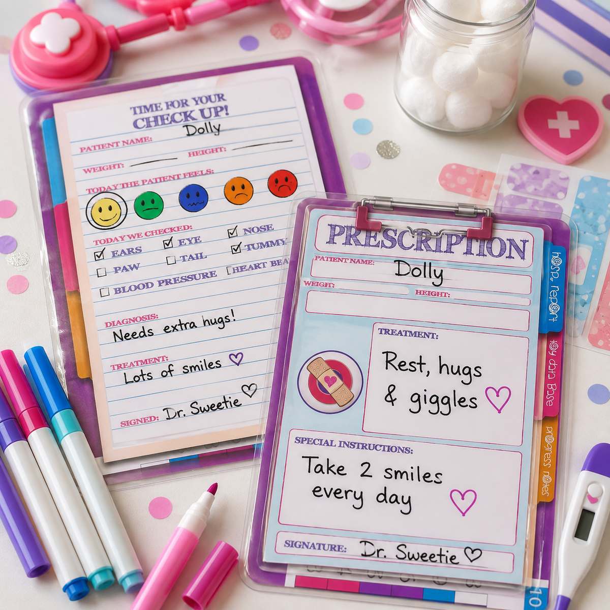 Doc McStuffin's Clipboard Favor