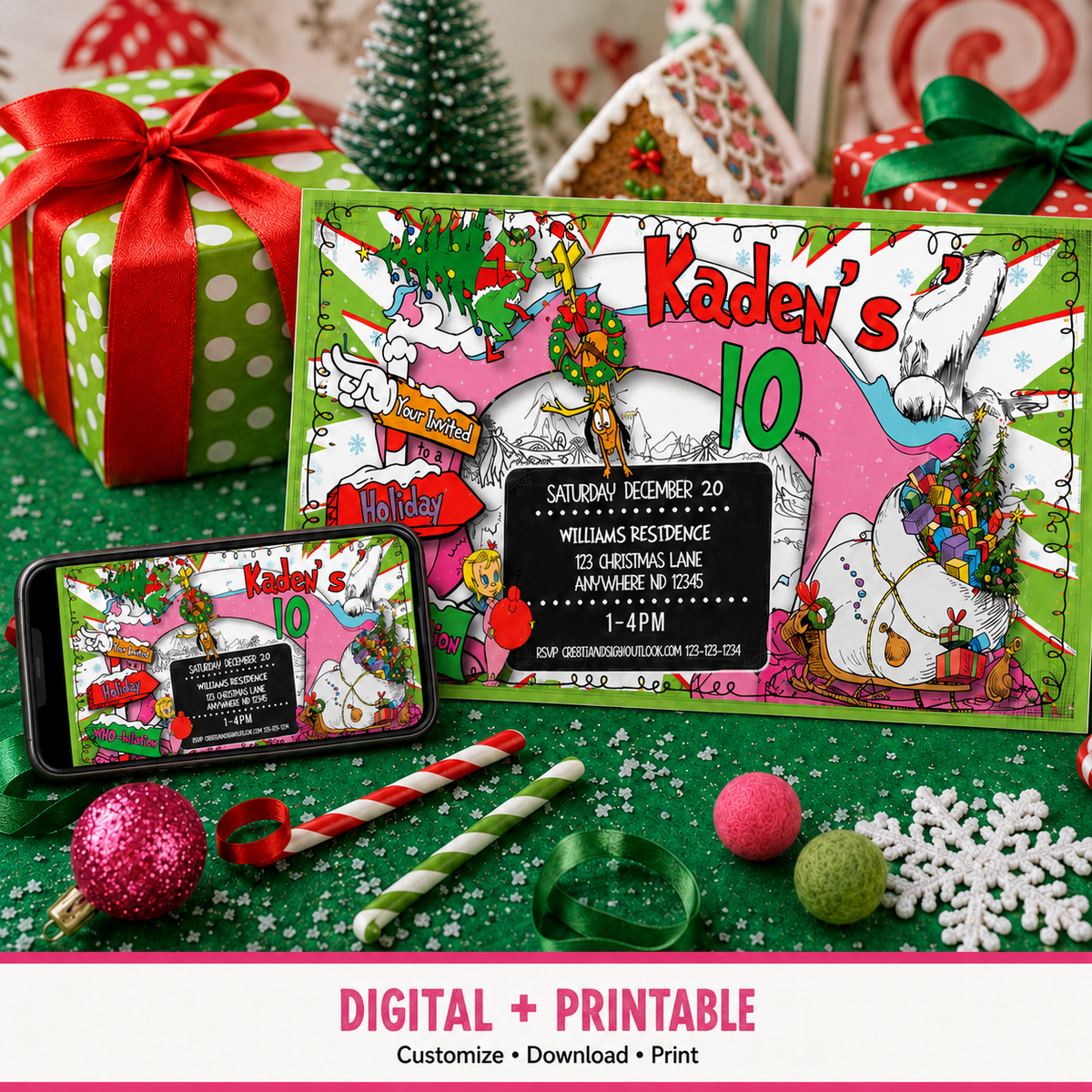 The Grinch - Who-bilation Party (Green)