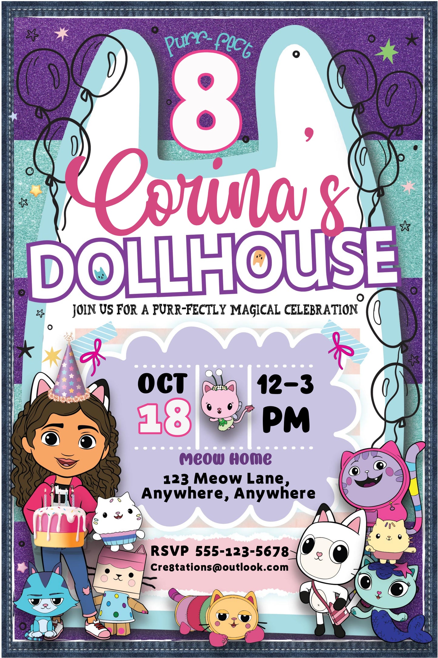 Gabby's Dollhouse Party