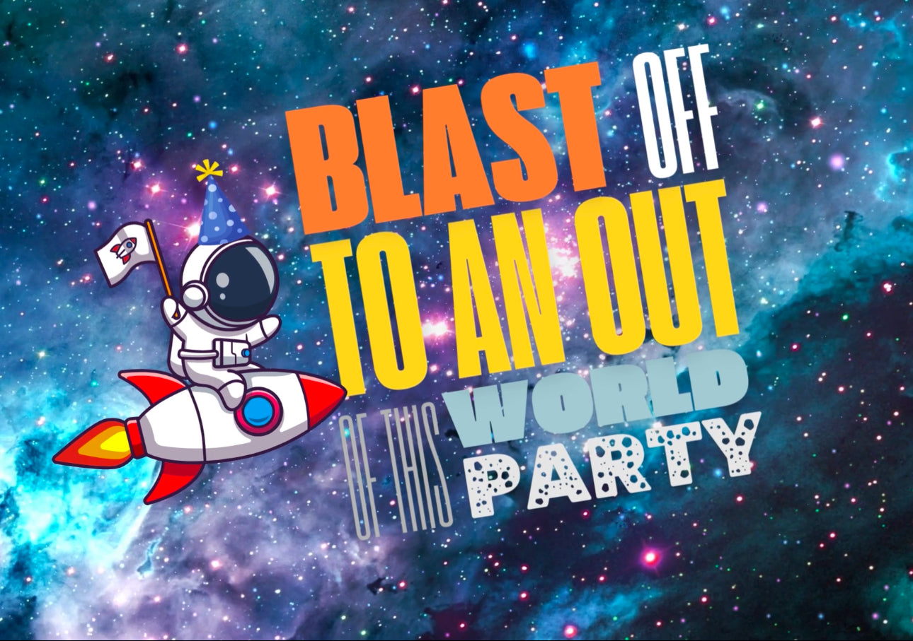 Space Party Video Invitation