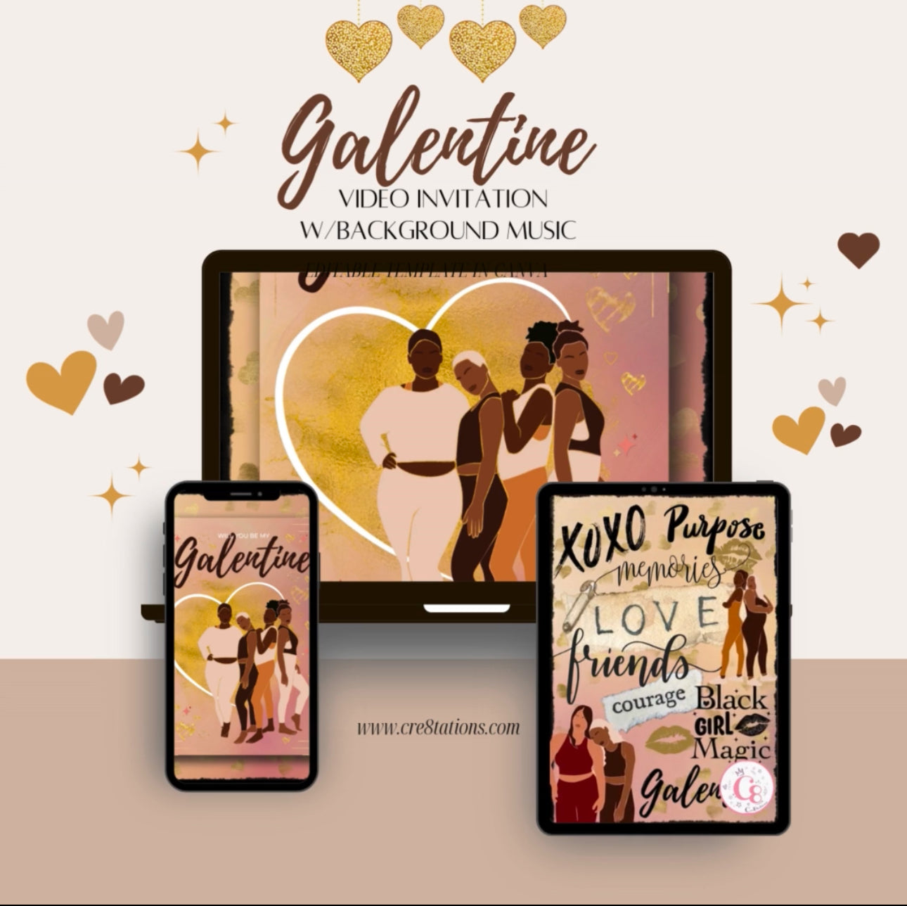 Galentine's Party Invitation