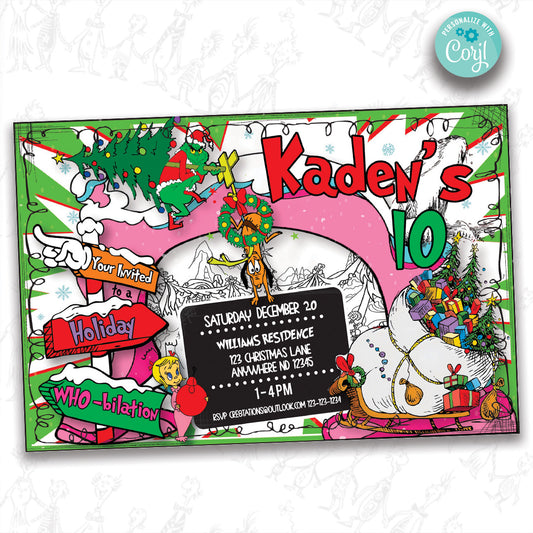 The Grinch - Who-bilation Party (Green)