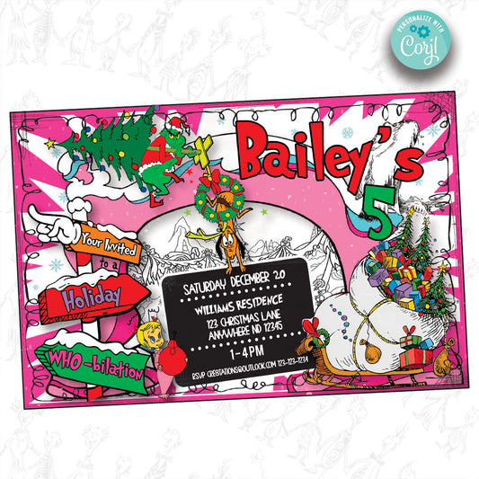 The Grinch - Who-bilation Party (Pink)