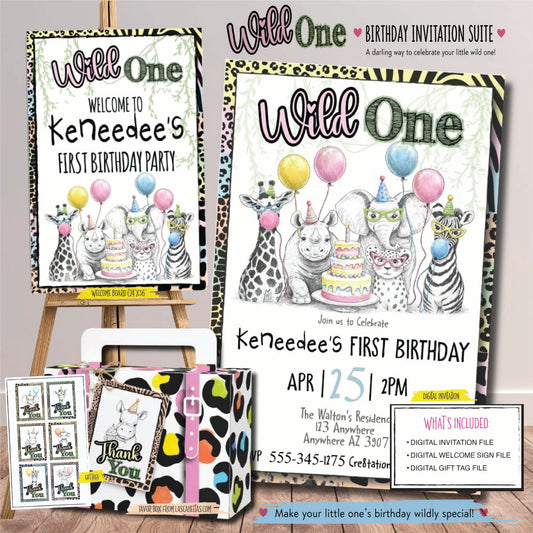 Wild One Birthday - Party Pack